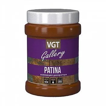 СОСТАВ ЛЕССИРУЮЩИЙ "VGT GALLERY" МАТОВ. С ЭФФЕКТОМ ЧЕРНЕНИЯ КОЛЛЕКЦИЯ ДЕКОРАТОРА "PATINA" 0,2 КГ (6)