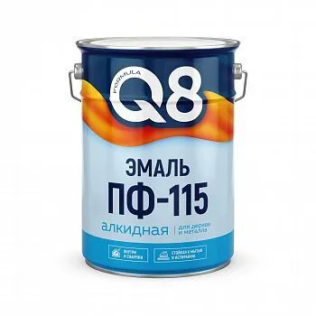 ЭМАЛЬ ПФ-115 "FORMULA Q8" ЖЕЛТАЯ  5,5 КГ (2)