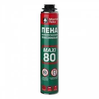 ПЕНА МОНТАЖНАЯ "MASTERTEKS 80 PRO" ПРОФИ 890 МЛ ВСЕСЕЗОННАЯ (1/12)