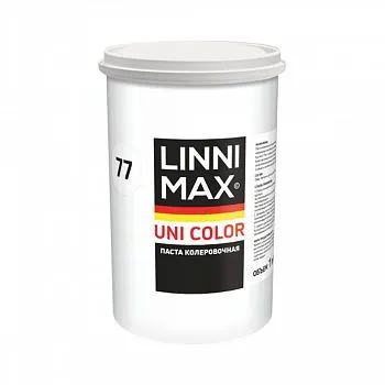 ПАСТА КОЛЕР. УНИВЕРС. "UNI COLOR" 77 REINWEISS 1 Л (1/6) "LINNIMAX"