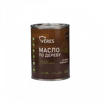 МАСЛО ПО ДЕРЕВУ "EXTERIOR TERRASE OIL" ДЛЯ НАРУЖНЫХ РАБОТ ПАЛИСАНДР 0,85 Л (1/14) "VERES"