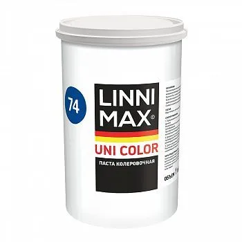 ПАСТА КОЛЕР. УНИВЕРС. "UNI COLOR" 74 DUNKELBLAU 1 Л (1/6) "LINNIMAX"