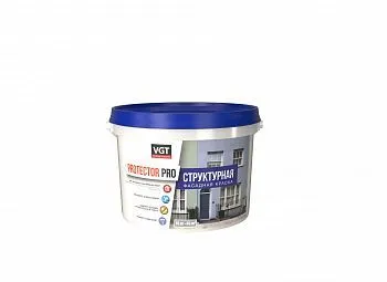 КРАСКА СТРУКТУРНАЯ "PROTEKTORPRO" 7 КГ (1) "ВГТ"
