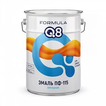 ЭМАЛЬ ПФ-115 "FORMULA Q8" БЕЛАЯ 20 КГ (1)