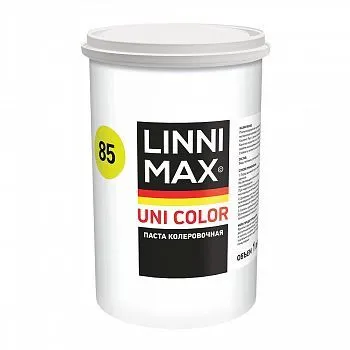ПАСТА КОЛЕР. УНИВЕРС. "UNI COLOR" 85 GRUENGELB 1 Л (1/6) "LINNIMAX"