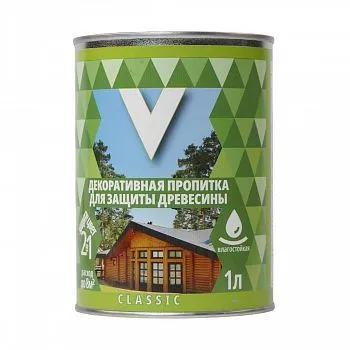 ПРОПИТКА ДЕКОРАТИВНАЯ "CLASSIC" МАХАГОН  0,8 Л (1/14) "V"