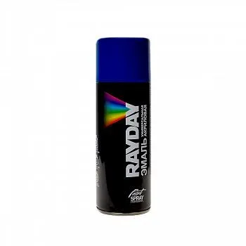 КРАСКА АЭРОЗОЛЬ АКРИЛ. RAL 5005 СИНЯЯ 520 МЛ (1/12) "RAYDAY" RD-074