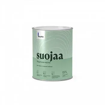 МАСЛО ДЛЯ ТЕРРАС И САДОВОЙ МЕБЕЛИ "SUOJAA" 0,9 Л (1/6) "TALATU"