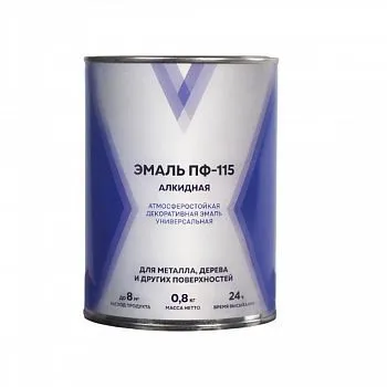 ЭМАЛЬ ПФ-115 "V" СИНЯЯ 0,8 КГ (1/14)