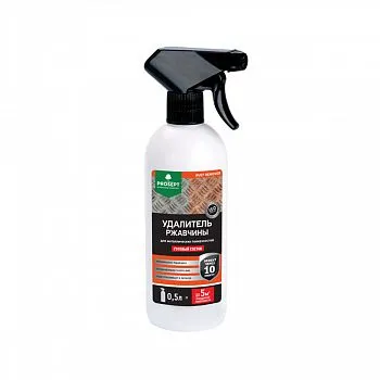 УДАЛИТЕЛЬ РЖАВЧИНЫ "RUST REMOVER" 0,5 Л (1/12) "PROSEPT"