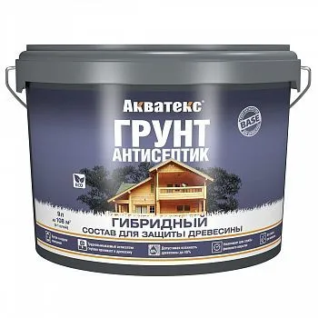 АКВАТЕКС ГРУНТ-АНТИСЕПТИК ГИБРИДНЫЙ 9 Л (1) "РОГНЕДА"