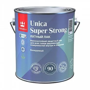ЛАК ЯХТНЫЙ ГЛЯНЦЕВЫЙ "UNICA SUPER STRONG 90" EP  2,7 Л (1/6) "ТИККУРИЛА"