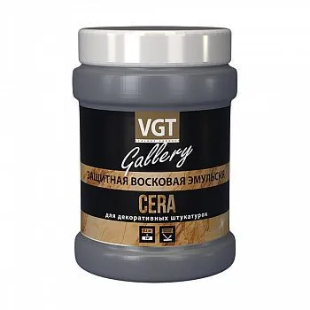 ЭМУЛЬСИЯ ЗАЩИТН. ВОСКОВАЯ ДЛЯ ДЕКОРАТИВНЫХ ШТУКАТУРОК 0,2 КГ (6) "VGT GALLERY"