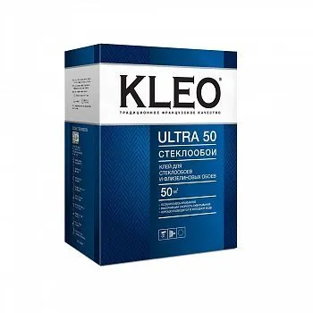 КЛЕЙ ДЛЯ СТЕКЛООБОЕВ "ULTRA" 500 Г (1/12) "KLEO"