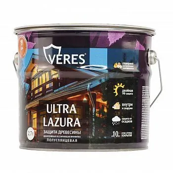 ВЕРЕС УЛЬТРА ЛАЗУРА №19 ДУБ  2,7 Л (1/4) "VERES" VU-29