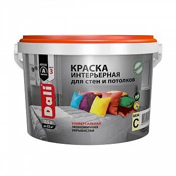 КРАСКА АКРИЛОВАЯ "DALI" ИНТЕРЬЕРНАЯ БАЗА С  2,5 Л (1) "РОГНЕДА"