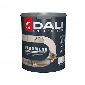 КРАСКА "DALI COLLECTION" FENOMENO ДЛЯ СТЕН И ПОТОЛКОВ УЛЬТРАСТОЙКАЯ БАЗА С 0,9 Л (1/6) "РОГНЕДА"