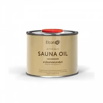 МАСЛО ДЛЯ ЗАЩИТЫ ПОЛКОВ В БАНЯХ И САУНАХ "SAUNA OIL" 0,5 Л (1/24) "ELCON"