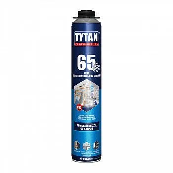 ПЕНА МОНТАЖНАЯ "TYTAN PROFESSIONAL 65" ПРОФИ "О2" 750 МЛ ЗИМНЯЯ -20 ГРАДУСОВ (12)