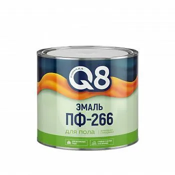 ЭМАЛЬ ПФ-266 "FORMULA Q8" ЖЕЛТО-КОРИЧНЕВАЯ  1,8 КГ (1/6)