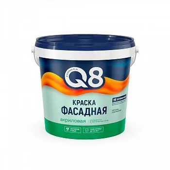 КРАСКА В/Д ФАСАДНАЯ "FORMULA Q8"  1,4 КГ (1/8)