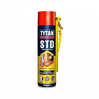 ПЕНА МОНТАЖНАЯ "TYTAN PROFESSIONAL STD ЭРГО" 500 МЛ ВСЕСЕЗОННАЯ (12)