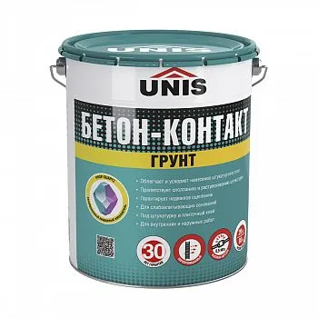 ГРУНТОВКА БЕТОН-КОНТАКТ "UNIS PROFI" 5 Л (1)
