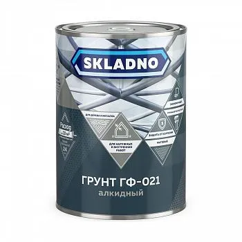 ГРУНТ ГФ-021 "SKLADNO" СЕРЫЙ 2,6 КГ (1/6)