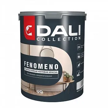 КРАСКА "DALI COLLECTION" FENOMENO ДЛЯ СТЕН И ПОТОЛКОВ УЛЬТРАСТОЙКАЯ БАЗА С 4,2 Л (1) "РОГНЕДА"