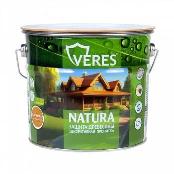 ПРОПИТКА ДЕКОРАТИВНАЯ "NATURA" КАЛУЖНИЦА 2,7 Л (1/4) "VERES"