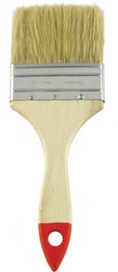 КИСТЬ ПЛОСКАЯ "ШАБАШКА"  №1,5/38 ММ (12/1200) ДЕРЕВ.РУЧКА  108-3815
