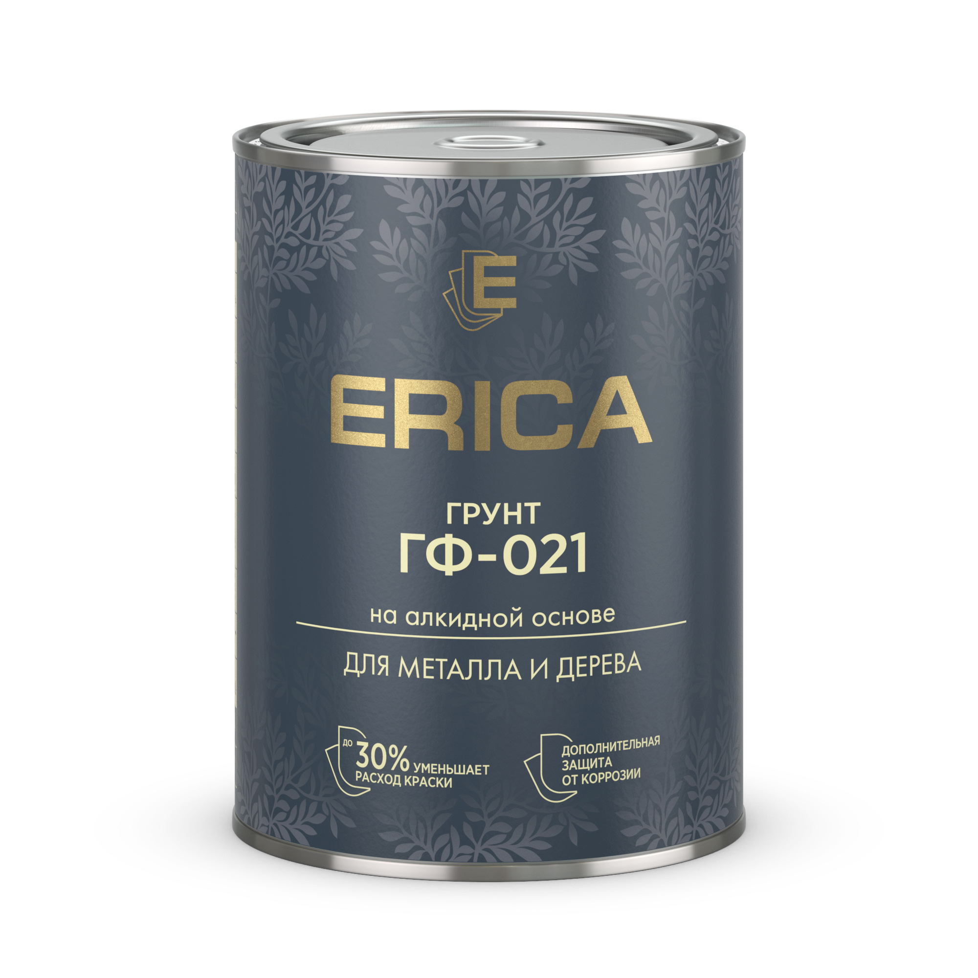 ГРУНТ ГФ-021 "ERICA" СЕРЫЙ 0,8 КГ (1/14)