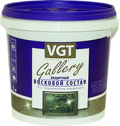 СОСТАВ ЗАЩИТН. ВОСКОВОЙ ПО ВЕНЕЦИАНСКОЙ ШТУКАТУРКЕ 2,4 КГ (4) "VGT GALLERY"