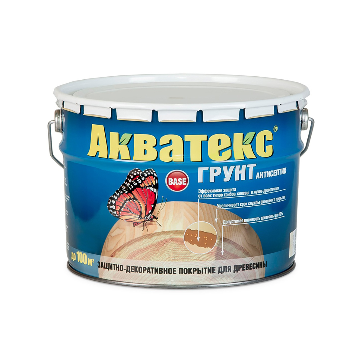 АКВАТЕКС ГРУНТ-АНТИСЕПТИК 9 Л "РОГНЕДА"