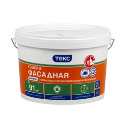 КРАСКА В/Д УНИВЕРС. ДЛЯ ФАСАДОВ И ИНТЕРЬЕРОВ  8,4 Л/13 КГ (1) ТЕКС