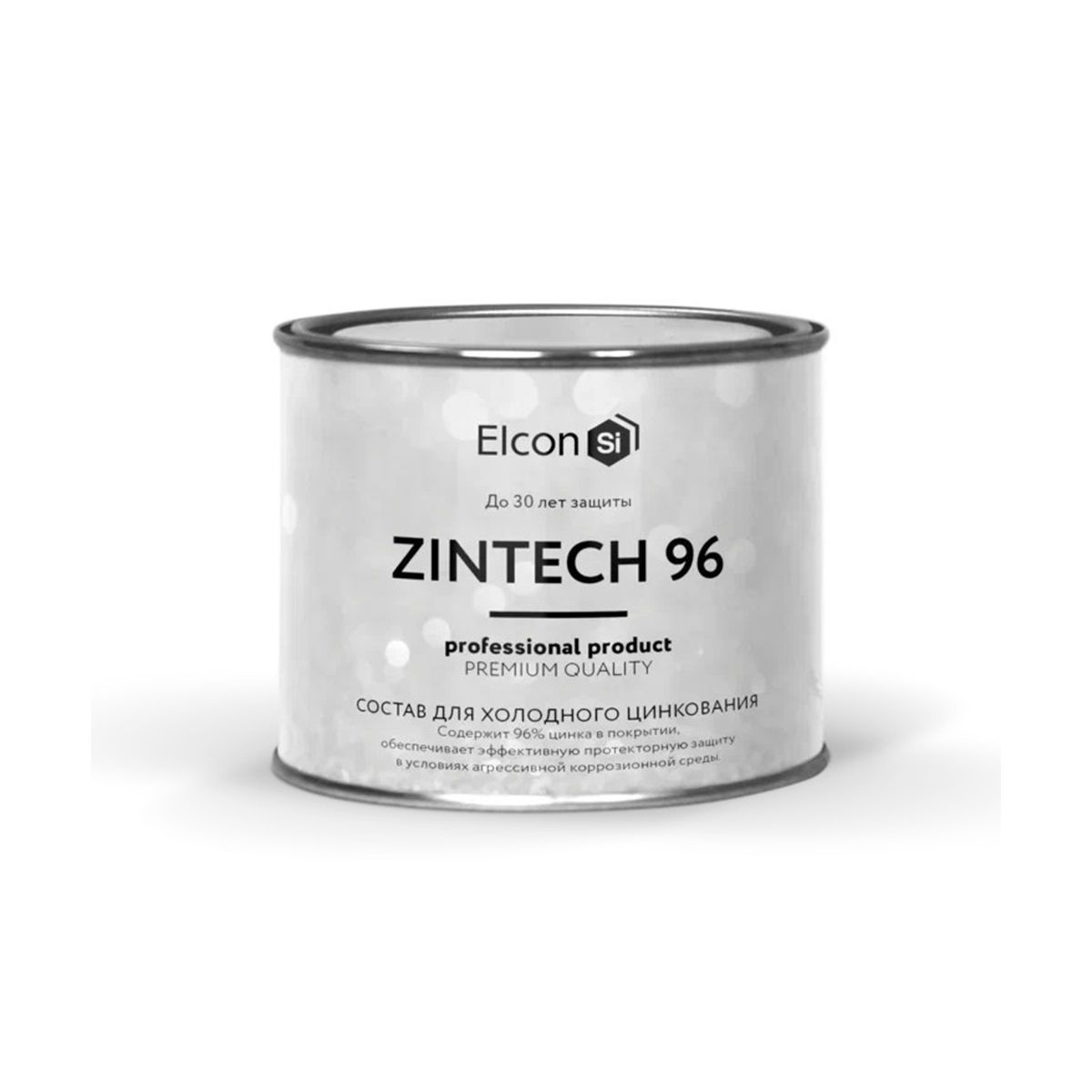 ГРУНТ ЦИНКОНАПОЛНЕННЫЙ (СОСТАВ ДЛЯ ХОЛОДНОГО ЦИНКОВАНИЯ) "ZINTECH 96" СЕРЫЙ 1 КГ (1/24) "ELCON"