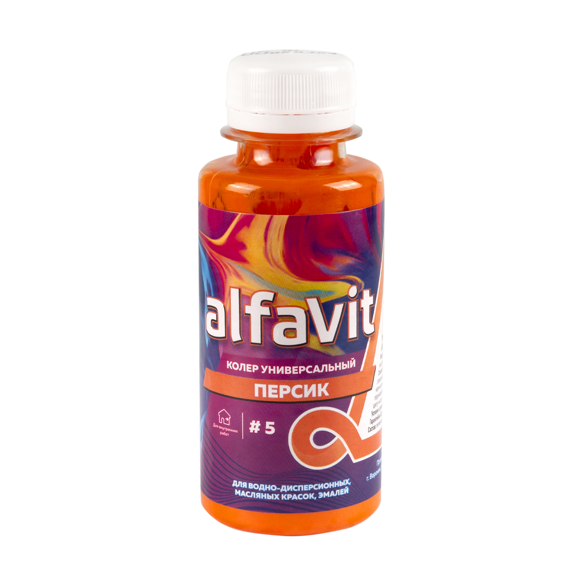 КОЛЕР УНИВЕРСАЛЬНЫЙ № 5 ПЕРСИК 100 МЛ (6/108) "ALFAVIT"