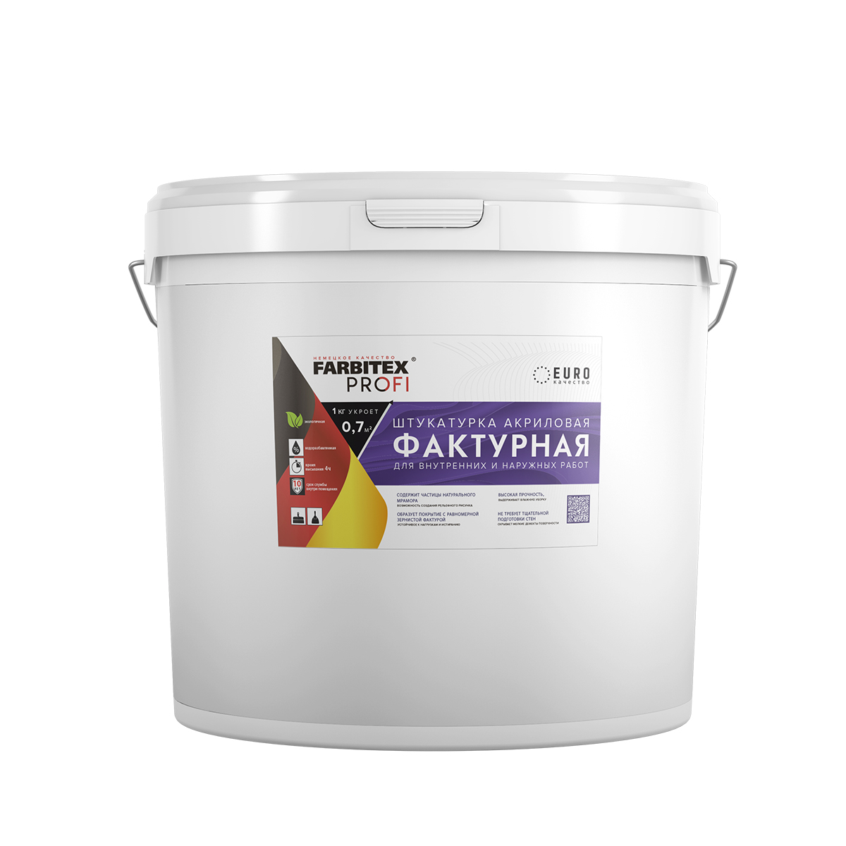 ШТУКАТУРКА ФАКТУРНАЯ 25 КГ (1) "FARBITEX PROFI"
