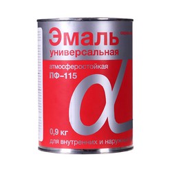 ЭМАЛЬ "ALFAVIT" ПФ-115 БЕЖЕВАЯ  0,9 КГ (1/6) СЕРИЯ АЛЬФА