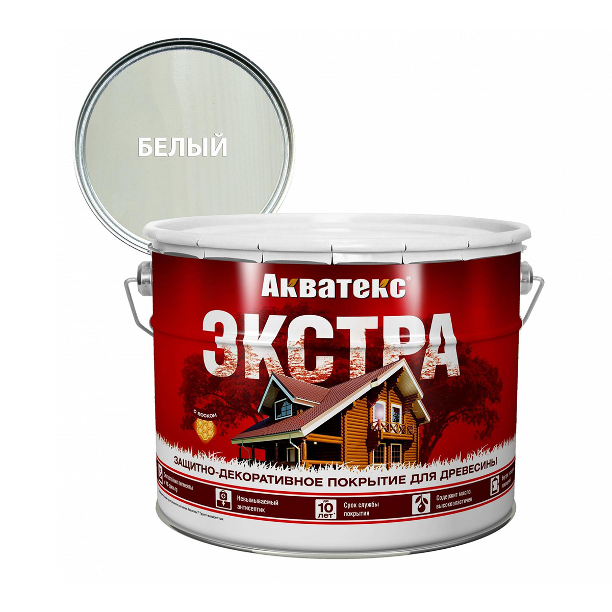 АКВАТЕКС-ЭКСТРА БЕЛЫЙ 9 Л (1) "РОГНЕДА"