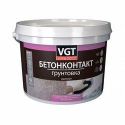 ГРУНТОВКА ВД-АК-0301 БЕТОНКОНТАКТ  8 КГ (1) "ВГТ"