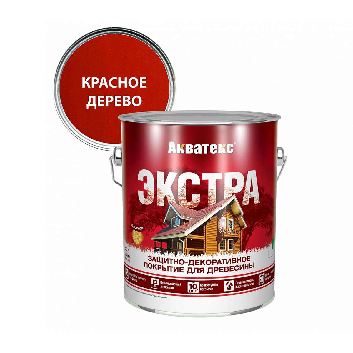 АКВАТЕКС-ЭКСТРА КРАСНОЕ ДЕРЕВО 2,7 Л (1/4) "РОГНЕДА"