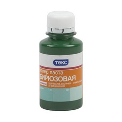 ПАСТА КОЛЕР. УНИВЕРС. № 19  БИРЮЗОВАЯ  0,1 Л (1/30) ТЕКС
