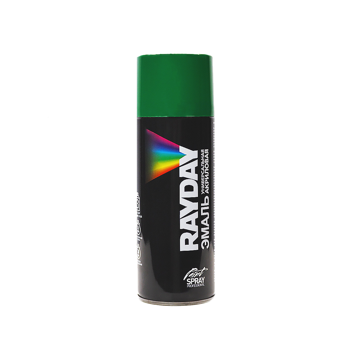 КРАСКА АЭРОЗОЛЬ АКРИЛ. RAL 6029 ЗЕЛЕНАЯ 520 МЛ (1/12) "RAYDAY" RD-062