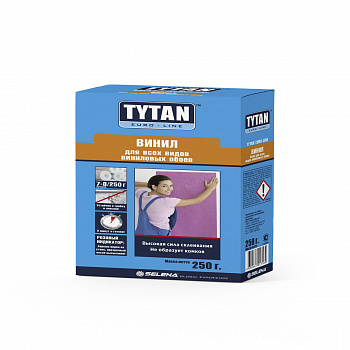 КЛЕЙ ДЛЯ ВИНИЛОВЫХ ОБОЕВ 250 Г (12) "TYTAN EURO-LINE"