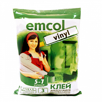 КЛЕЙ ОБОЙНЫЙ "EMCOL" ВИНИЛ 200 Г (24)