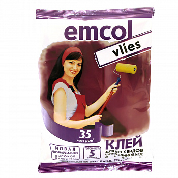 КЛЕЙ ОБОЙНЫЙ "EMCOL" ФЛИЗЕЛИН 250 Г (24)